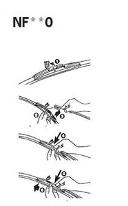 Lamela stergator MITSUBISHI OUTLANDER III (GG_W, GF_W, ZJ, ZL, ZK) 2.0 (GF7W) benzina 150 cai TRICO NF450