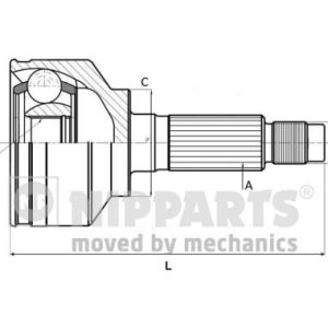Cap planetara MITSUBISHI L200 (K7_T, K6_T, K5_T) 2.5 TD (K64T) diesel 90 cai NIPPARTS J2825018