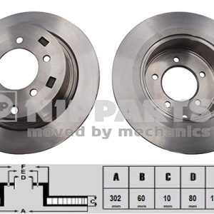 Disc frana MITSUBISHI OUTLANDER II (CW_W) 2.2 DI-D diesel 177 cai NIPPARTS N3315030