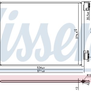 Condensator climatizare MITSUBISHI COLT VII hatchback (VB_) 1.0 MPi (VBXG0) benzina 91 cai NISSENS 941197