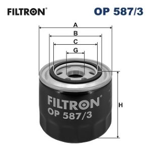 Filtru ulei MITSUBISHI L200 / TRITON (KA_T, KB_T) 2.5 DI-D 4WD (KB4T) diesel 167 cai FILTRON OP 587/3