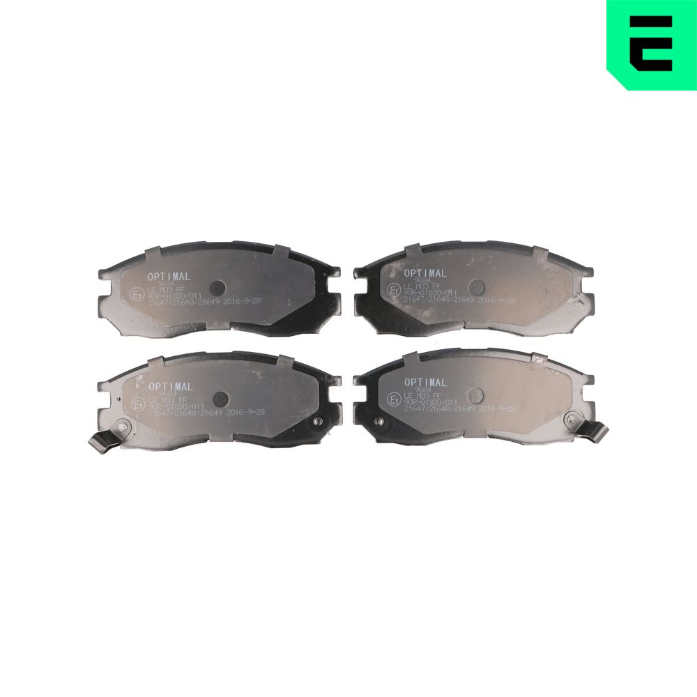 Placute frana MITSUBISHI COLT IV (CA_A) 1.8 GTi 16V (CA5A) benzina 140 cai OPTIMAL BP-09684