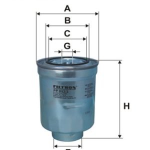 Filtru combustibil MITSUBISHI ASX Van (GA_W_) 1.8 DI-D 4WD diesel 150 cai FILTRON PP 852/3