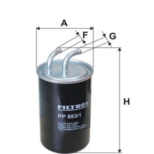 Filtru combustibil MITSUBISHI LANCER VIII Sportback (CX_A) 2.0 DI-D (CX8A) diesel 140 cai FILTRON PP 853/1