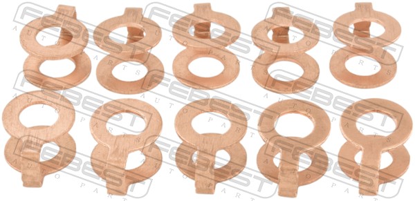 Inel etansare injector MITSUBISHI L200 / TRITON (KA_T, KB_T) 2.5 DI-D 16V 4WD diesel 133 cai FEBEST RINGFL-020-PCS10