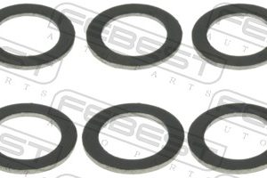 Inel etansare surub drena ulei MITSUBISHI LANCER VIII Sportback (CX_A) 1.8 Flex (CX3A, CX6A) Benzina/Etanol 140 cai FEBEST RINGOL-035-PCS10