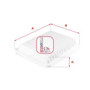Filtru aer MITSUBISHI OUTLANDER III (GG_W, GF_W, ZJ, ZL, ZK) 2.0 (GF7W) benzina 150 cai SOFIMA S 3709 A