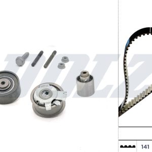 Kit distributie MITSUBISHI LANCER VIII (CY_A, CZ_A) 2.0 DI-D (CY8A) diesel 140 cai DOLZ SKD047