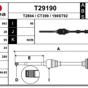 Planetara MITSUBISHI OUTLANDER II (CW_W) 2.0 DI-D (CW8W) diesel 140 cai EAI T29190