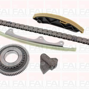 Kit lant de distributie MITSUBISHI L200 / TRITON (KJ_, KK_, KL_) 2.4 DI-D 4WD (KJ0T) diesel 154 cai FAI AUTOPARTS TCK410WO