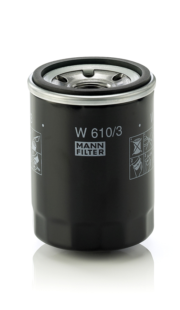 Filtru ulei MITSUBISHI LANCER V (CB_A, CD_A, CE_A) 1.6 (CB4A) benzina 90 cai MANN-FILTER W 610/3