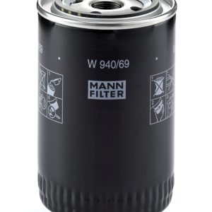 Filtru ulei MITSUBISHI Canter (FB7, FB8, FE7, FE8) VII FB83S diesel 146 cai MANN-FILTER W 940/69