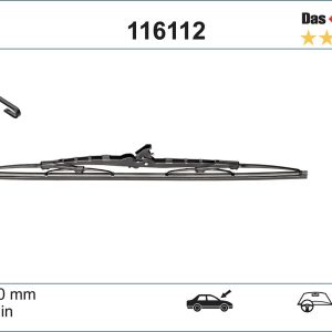 Lamela stergator MITSUBISHI CARISMA (DA_) 1.9 DI-D (DA5A) diesel 102 cai SWF 116112