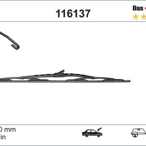 Lamela stergator MITSUBISHI COLT VI (Z3_A, Z2_A) 1.5 CZT (Z37A) benzina 150 cai SWF 116137