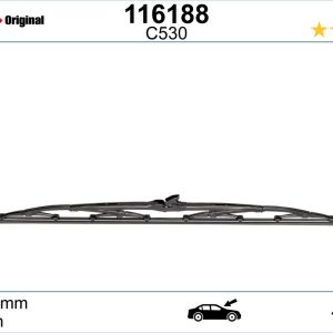 Lamela stergator MITSUBISHI ASX (GA_W_) 1.8 DI-D 4WD (GA6W) diesel 116 cai SWF 116188