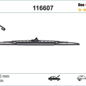 Lamela stergator MITSUBISHI CARISMA limuzina (DA_) 1.6 (DA1A) benzina 99 cai SWF 116607