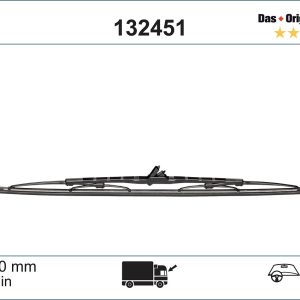 Lamela stergator MITSUBISHI Canter (FE5, FE6) VI Canter 60 diesel 117 cai SWF 132451