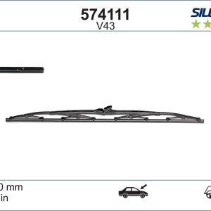 Lamela stergator MITSUBISHI L 300 III bus (P0_W, P1_W, P2_W, P3_W) 2.0 (P03W, P13W) benzina 87 cai VALEO 574111