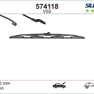 Lamela stergator MITSUBISHI CARISMA (DA_) 1.9 DI-D (DA5A) diesel 102 cai VALEO 574118
