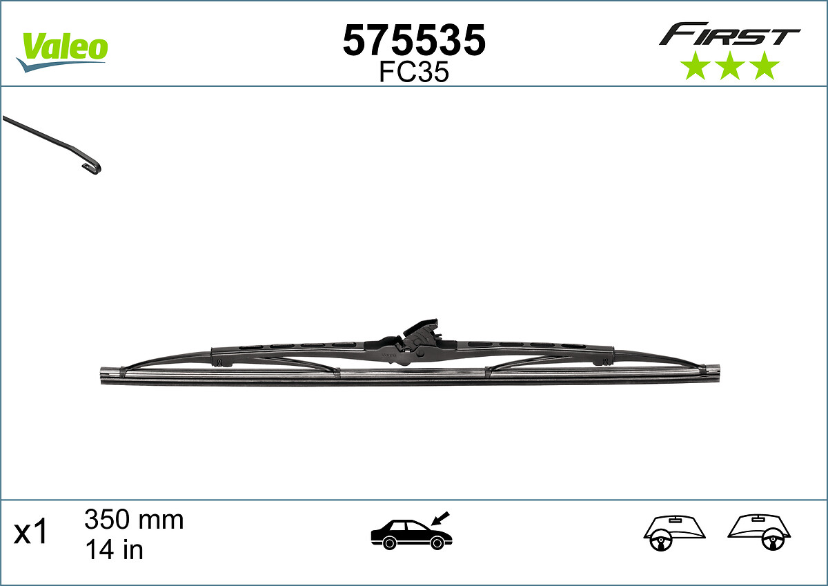 Lamela stergator MITSUBISHI COLT IV (CA_A) 1.6 4WD (CC4A) benzina 114 cai VALEO 575535