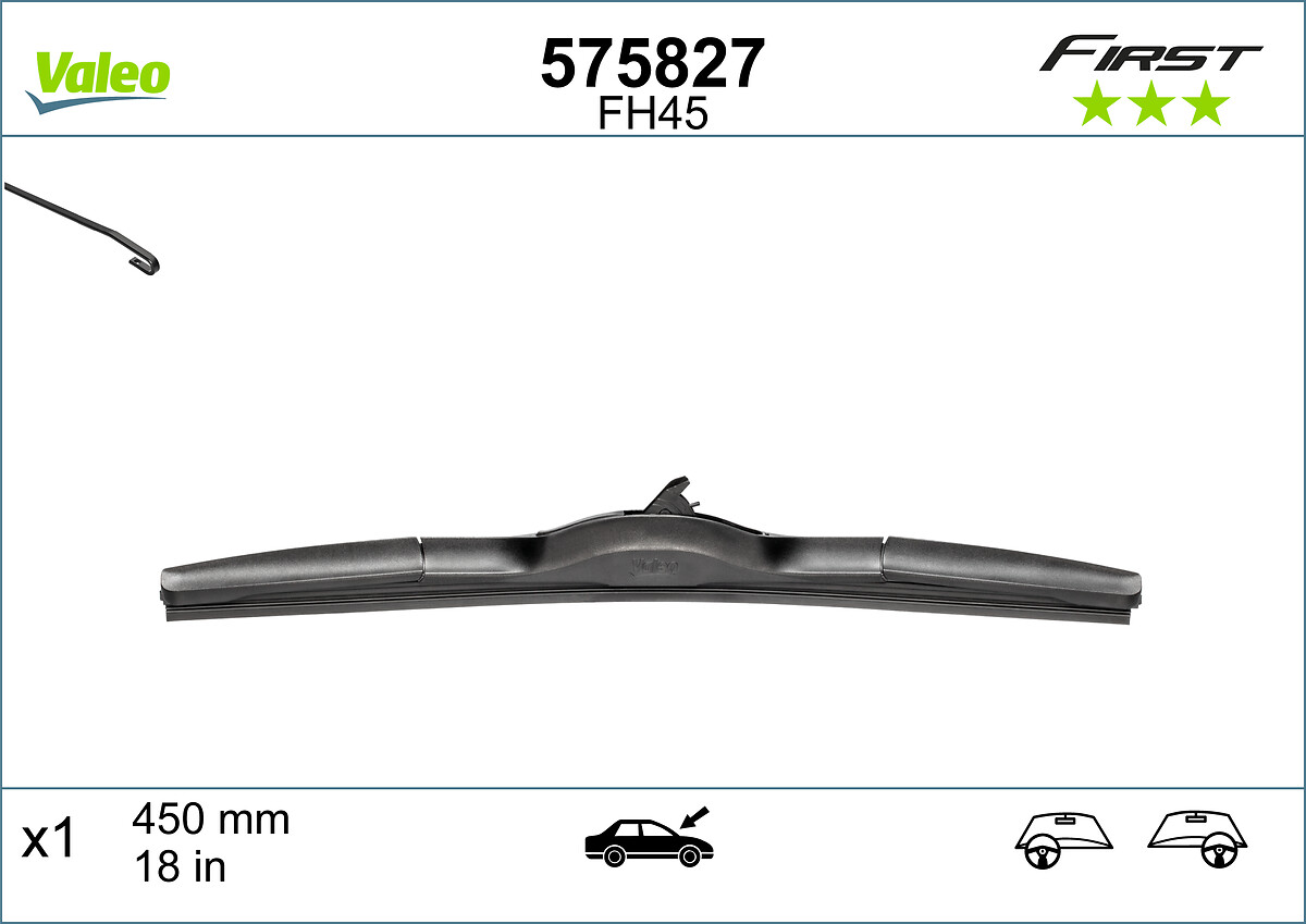 Lamela stergator MITSUBISHI OUTLANDER III (GG_W, GF_W, ZJ, ZL, ZK) 2.0 Hybrid 4WD (GG2W) benzina/elector 200 cai VALEO 575827
