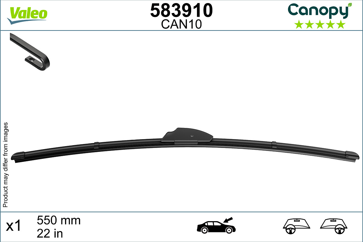 Lamela stergator MITSUBISHI GALANT VIII combi (EA_, EC_) 2.0 (EA2W) benzina 133 cai VALEO 583910