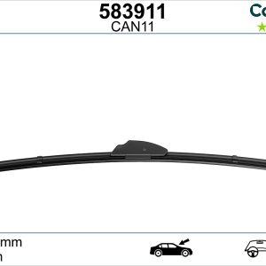 Lamela stergator MITSUBISHI OUTLANDER II (CW_W) 2.2 DI-D 4WD diesel 156 cai VALEO 583911