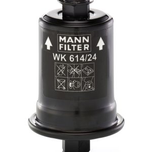 Filtru combustibil MITSUBISHI ECLIPSE I (D2_A) 2.0 i 16V 4WD (D22A, D27A) benzina 150 cai MANN-FILTER WK 614/24 x