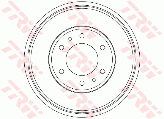 Tambur frana MITSUBISHI L200 / TRITON platou / sasiu (KA_T, KB_T) 2.5 DI-D (KA4T) diesel 128 cai TRW DB4423