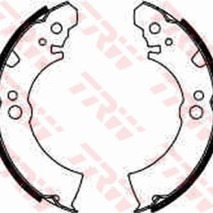 Set saboti frana MITSUBISHI L 300 III caroserie (P0_V, P1_V, P2_V) 2.0 (P03V, P13V) benzina 87 cai TRW GS8156