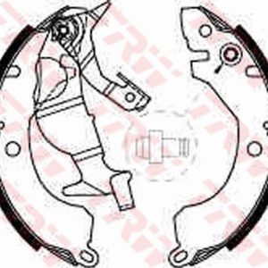 Set saboti frana MITSUBISHI COLT II (C1_A) 1.8 GL Diesel (C14A) diesel 58 cai TRW GS8225