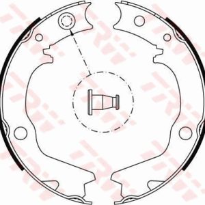 Set saboti frana frana de mana MITSUBISHI GALANT VII limuzina (E5_A, E7_A, E8_A) 2.0 GLSI (E55A) benzina 137 cai TRW GS8479