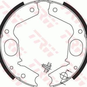 Set saboti frana frana de mana MITSUBISHI L400 bus (PD_W, PC_W, PA_V, PB_V, PA_W) 2.5 TD 4WD (PD5V/W) diesel 99 cai TRW GS8695