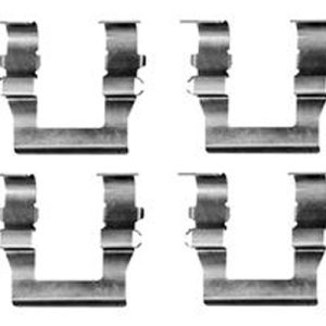 Set accesorii placute frana MITSUBISHI GALANT VII limuzina (E5_A, E7_A, E8_A) 2.5 V6-24 4WD (E88A) benzina 170 cai TRW PFK317