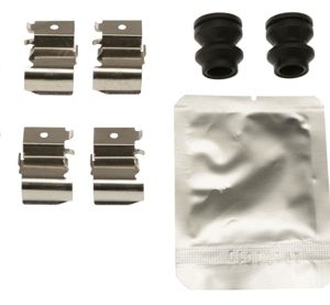 Set accesorii placute frana MITSUBISHI PAJERO CLASSIC (V2_W, V6_W, V7_W) 2.5 TD (V24W) diesel 115 cai TRW PFK686