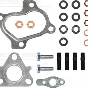 Set montaj turbocompresor MITSUBISHI L200 / TRITON (KA_T, KB_T) 2.5 DI-D (KA4T) diesel 128 cai VICTOR REINZ 04-10206-01