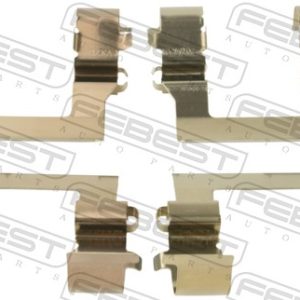 Set accesorii placute frana MITSUBISHI GALANT VI limuzina (E3_A) 2.0 GTi 16V (E39A, E38A, E33A) benzina 144 cai FEBEST 0403-CSF