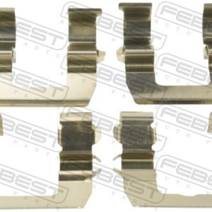 Set accesorii placute frana MITSUBISHI PAJERO CLASSIC (V2_W, V6_W, V7_W) 2.5 TD (V24W) diesel 115 cai FEBEST 0403-PD4WR