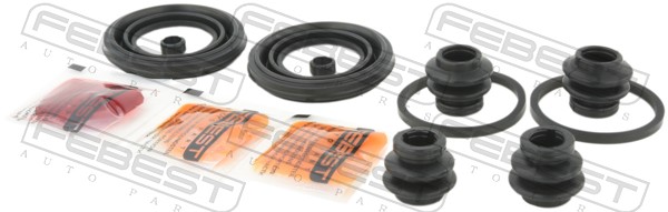 Set reparatie etrier MITSUBISHI ECLIPSE CROSS (GK_, GL_) Plug-in Hybrid 4WD (GL3W) benzina/elector 188 cai FEBEST 0475-GK1WR