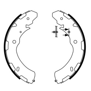 Set saboti frana MITSUBISHI L200 / TRITON (KJ_, KK_, KL_) 2.2 DI-D 4WD diesel 150 cai BOSCH 0 986 487 758