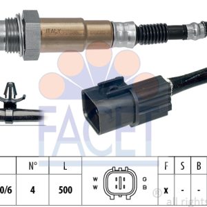 Sonda Lambda MITSUBISHI OUTLANDER II (CW_W) 3.0 AWD benzina 223 cai FACET 10.7658
