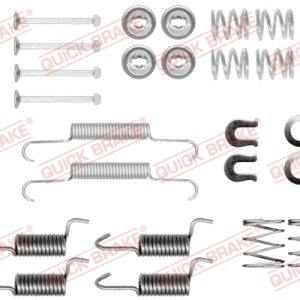 Set accesorii saboti frana parcare MITSUBISHI LANCER VIII (CY_A, CZ_A) 1.8 Mivec benzina 150 cai QUICK BRAKE 105-0010