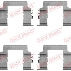 Set accesorii placute frana MITSUBISHI LANCER IV hatchback (C6_A, C7_A) 1.8 GTi 16V (C68A) benzina 136 cai QUICK BRAKE 109-1161