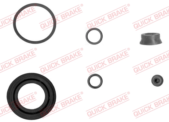 Set reparatie etrier MITSUBISHI CARISMA limuzina (DA_) 1.8 16V GDI (DA2A) benzina 125 cai QUICK BRAKE 114-0001
