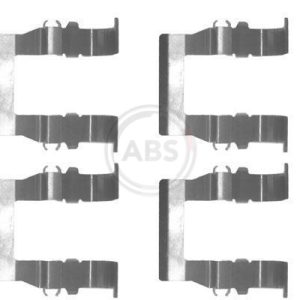 Set accesorii placute frana MITSUBISHI GALANT VII (E5_A, E7_A, E8_A) 2.5 V6-24 4WD (E88A) benzina 170 cai ABS 1194Q