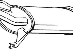 Toba esapament finala MITSUBISHI CARISMA limuzina (DA_) 1.8 16V GDI (DA2A) benzina 125 cai BOSAL 177-243