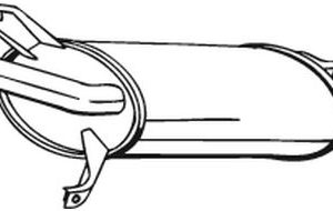 Toba esapament finala MITSUBISHI CARISMA (DA_) 1.8 (DA2A) benzina 116 cai BOSAL 177-743