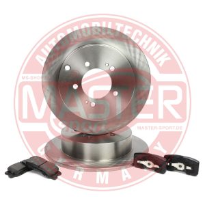 Set frana frana disc MITSUBISHI LANCER VIII (CY_A, CZ_A) 2.0 i Ralliart 4WD (CY4A) benzina 241 cai MASTERSPORT GERMANY 201003300