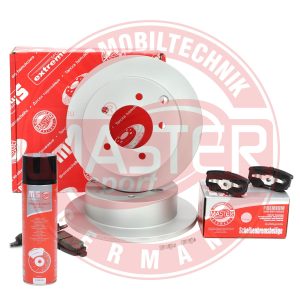 Set frana frana disc MITSUBISHI LANCER VIII (CY_A, CZ_A) 1.5 Bifuel Benzina/Autogaz (GPL) 109 cai MASTERSPORT GERMANY 201003450P