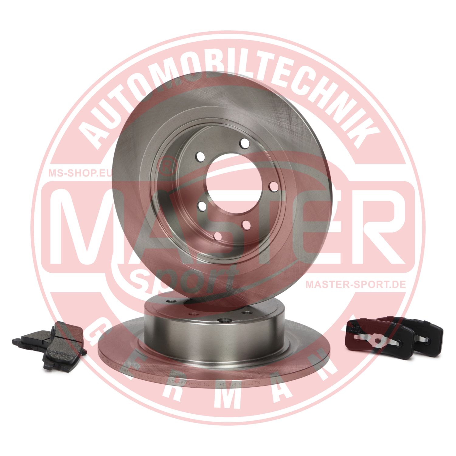 Set frana frana disc MITSUBISHI OUTLANDER II (CW_W) 2.2 DI-D 4WD diesel 177 cai MASTERSPORT GERMANY 201003600